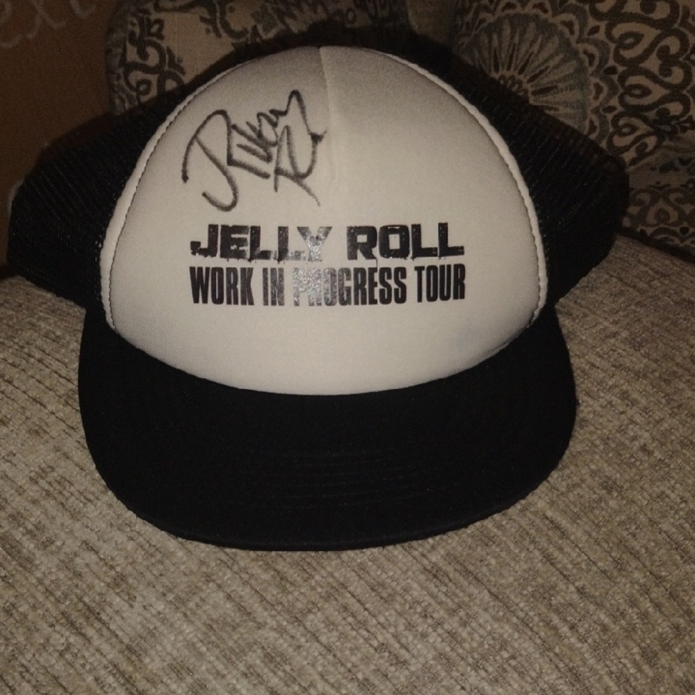 Autographed JellyRoll Black and White Tour Cap